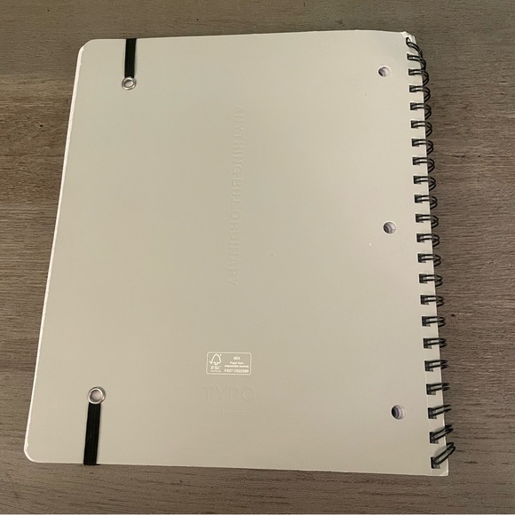 NWOT 3 Subject College Ruled Notebook - Picture 3 of 3